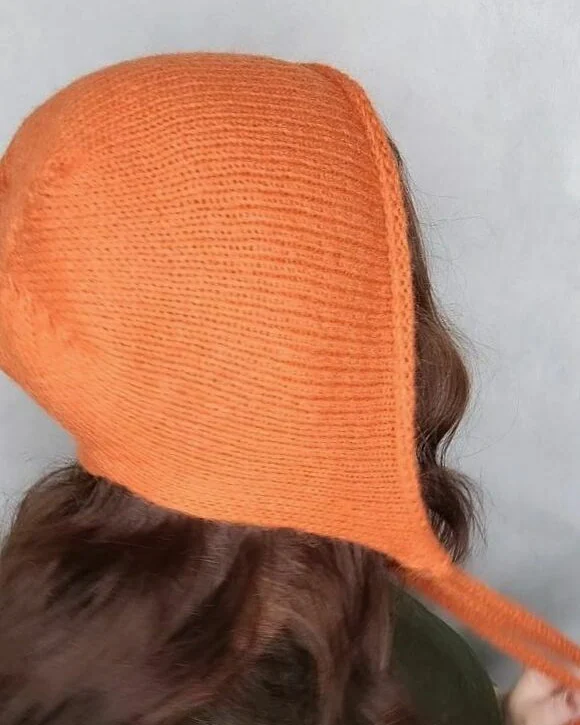 Чепчик рыжий из альпака