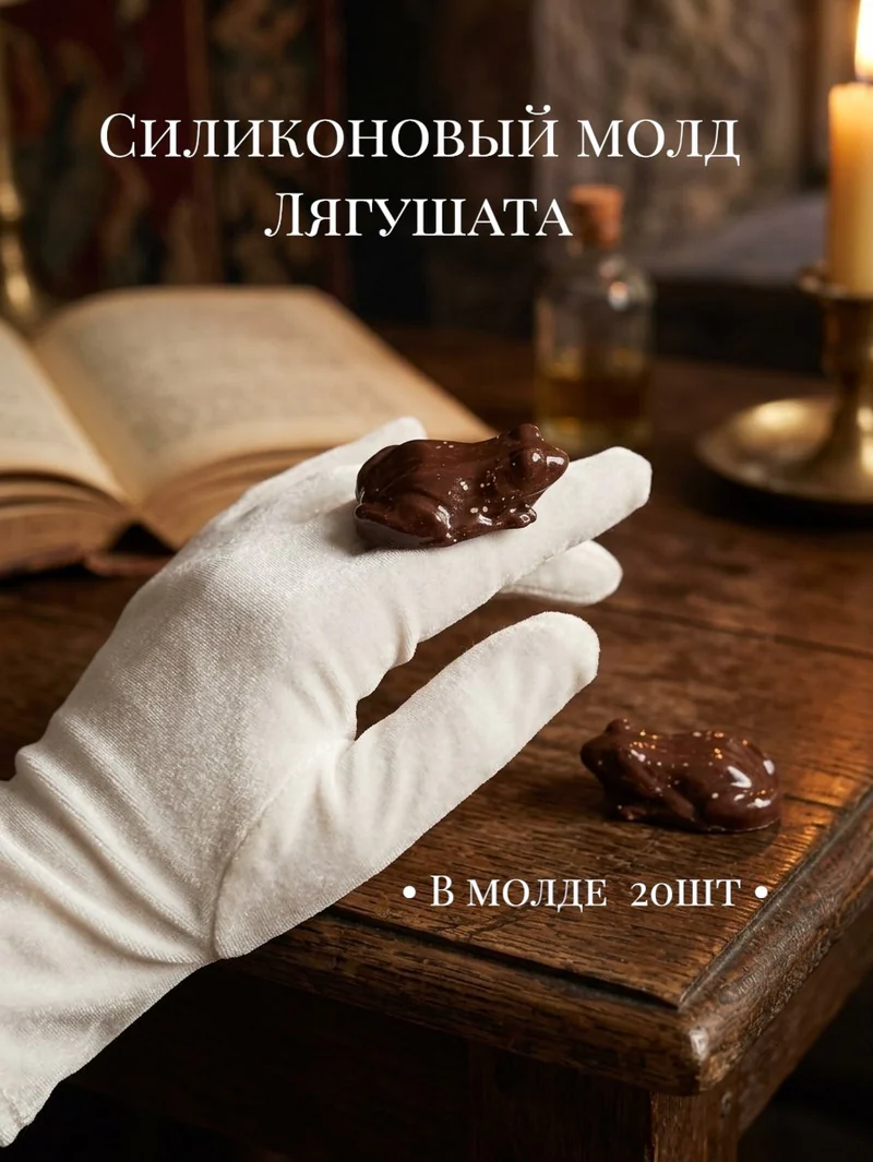 Силиконовый молд Лягушки