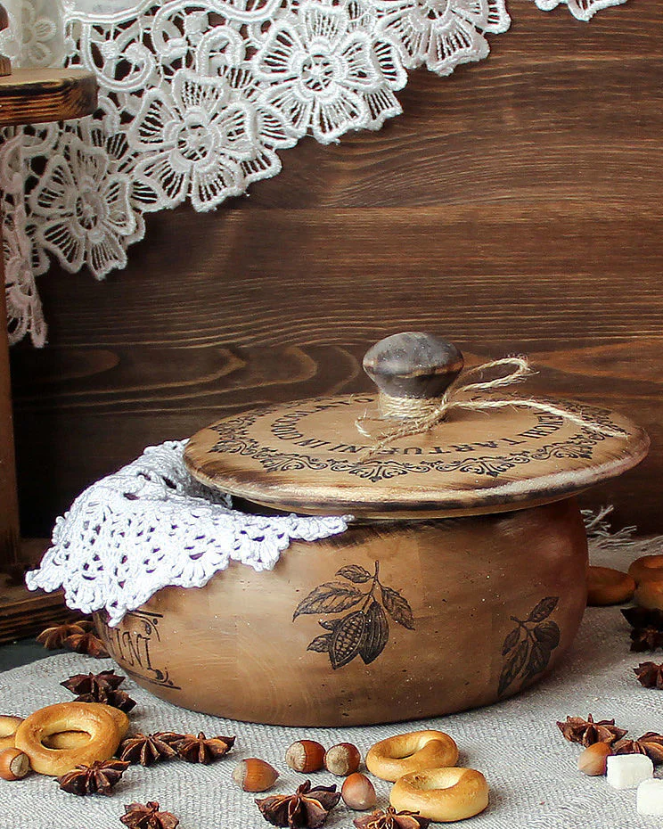 Шкатулка короб для сладостей из липы «Сицилийские каникулы» — Основной