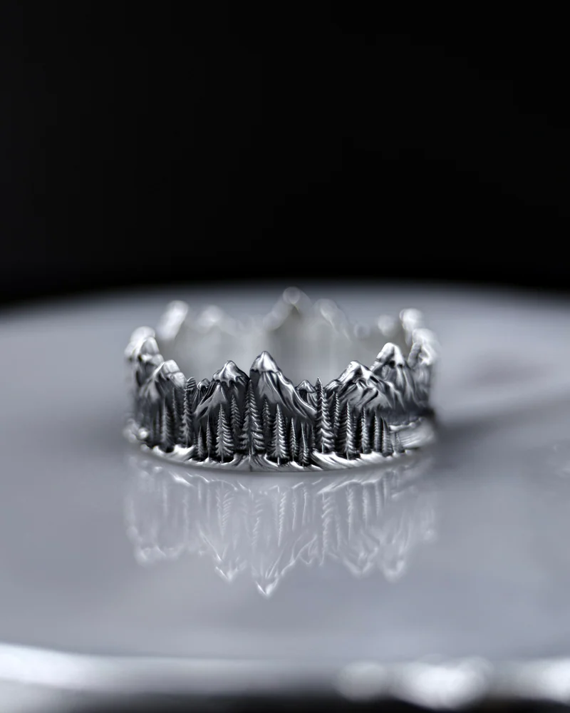 Кольцо «Горный пейзаж» — Горный пейзаж