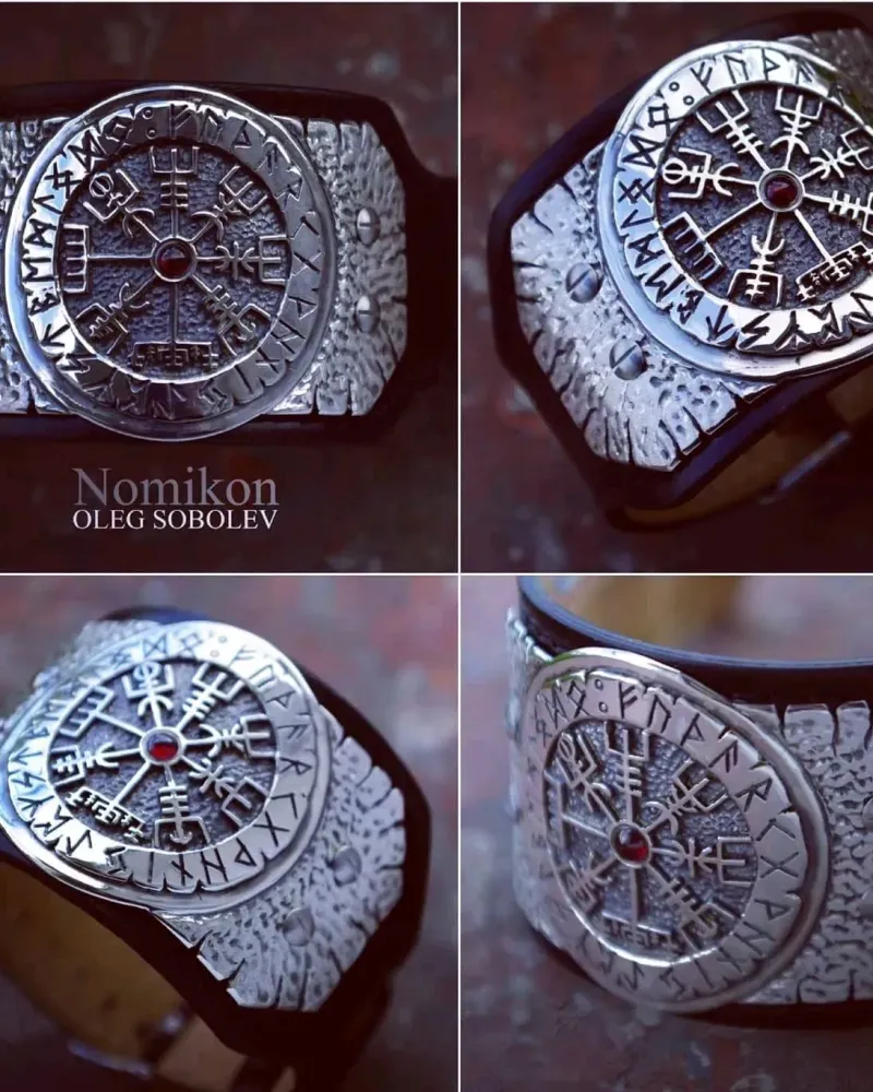 Рунический браслет Vegvisir - (Рунический компас) — Основной
