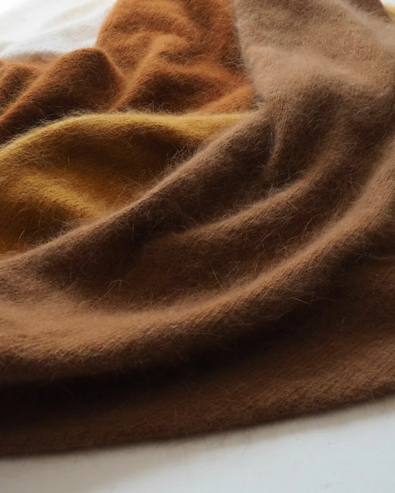 Косынка вязаная платок из ангоры