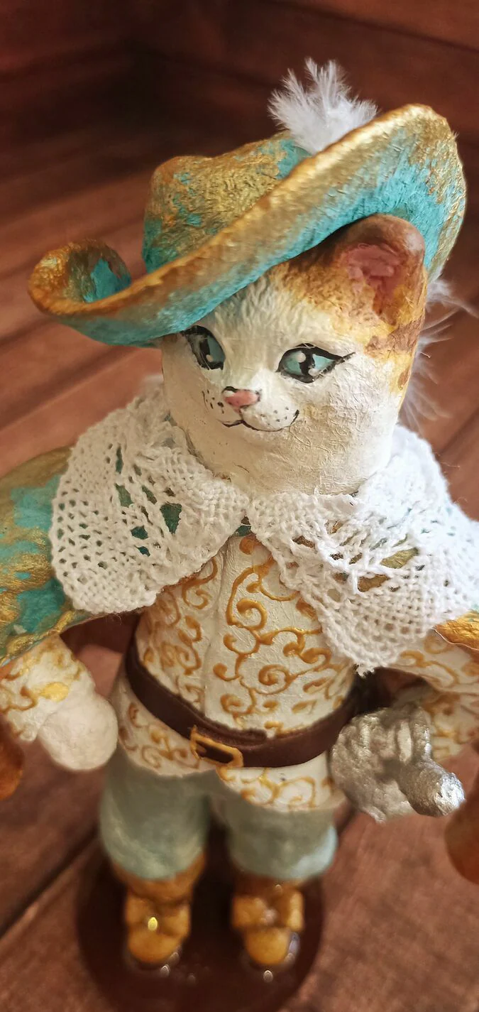 Кот-мушкетер, 19 см