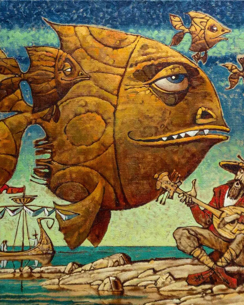 Печать на керамике "В небесах услышать музыку возможно"