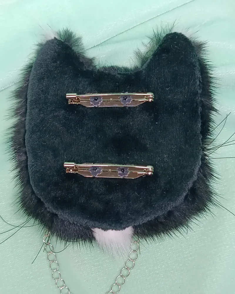 Брошь «Кот учёный»