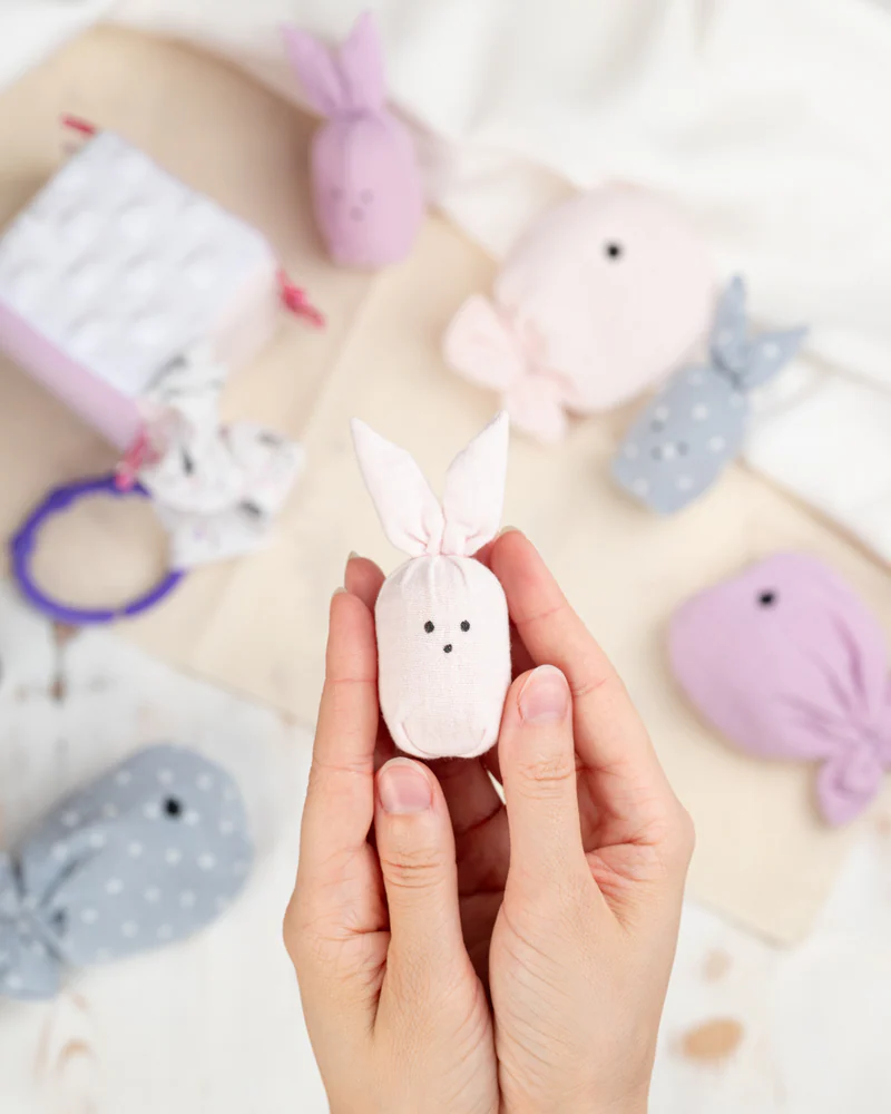 Сенсорные игрушки-погремушки «Шумелки», 3 шт. — Розовый