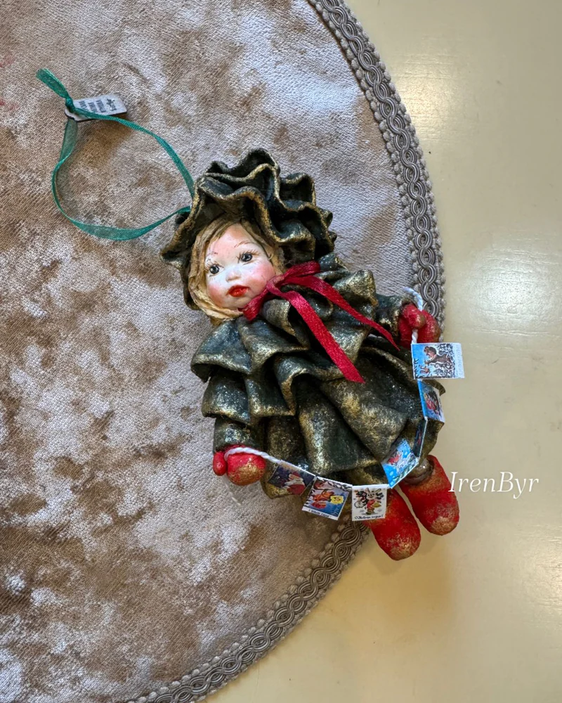 Елочная игрушка ручной работы
