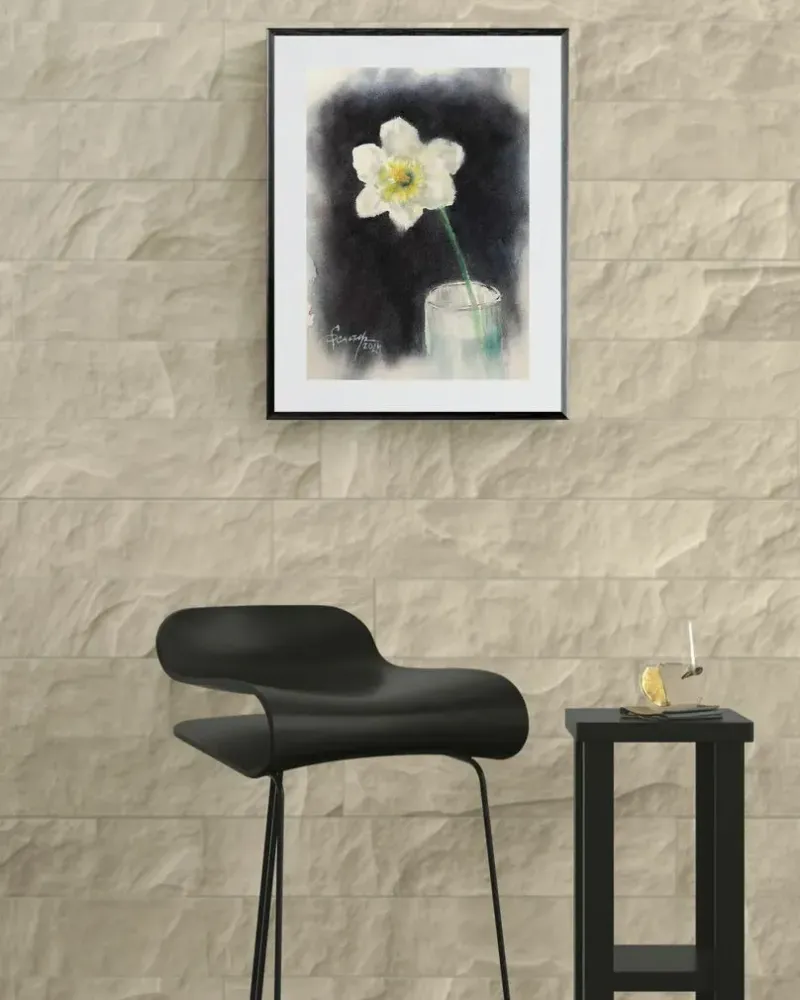 Нарцисс. Картина акварелью — 21×30 см