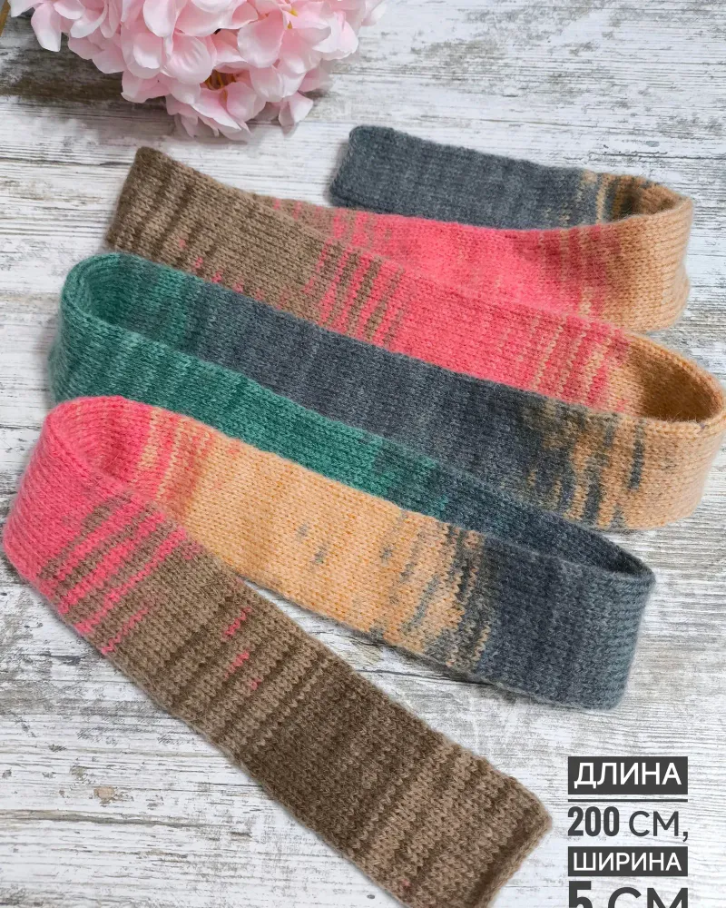 Шарф-скинни вязаный — Как в Pinterest