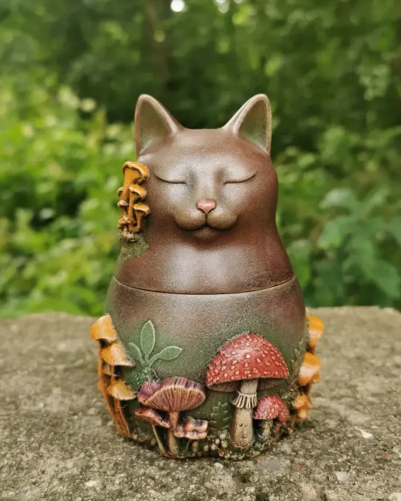 Котик Сеня Грибочкин, шкатулка