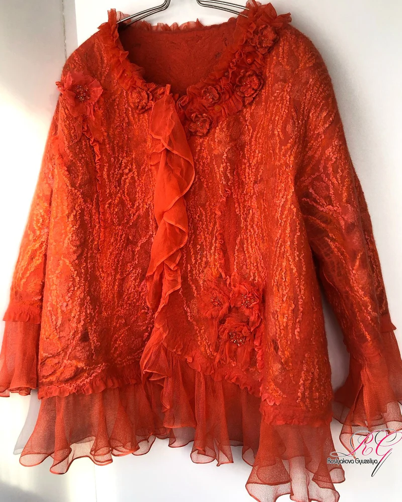 Жакет валяный Boho