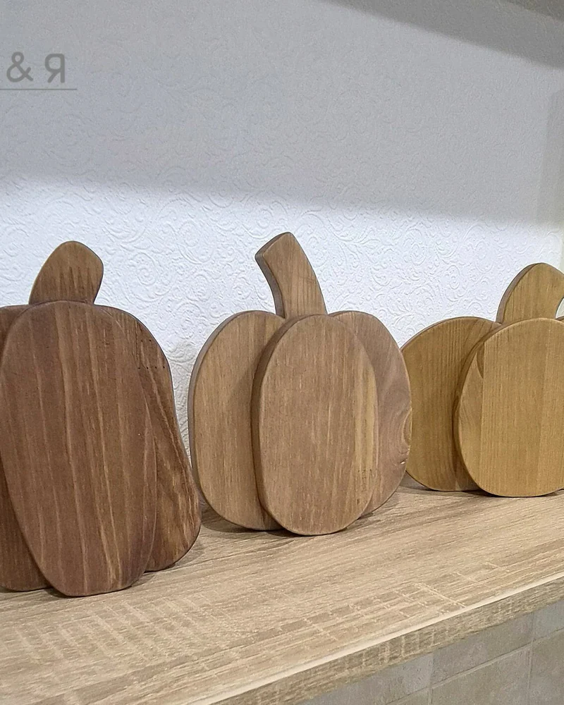 Деревянные тыквы «Кофейные», коричневые — Кофейные тыквы