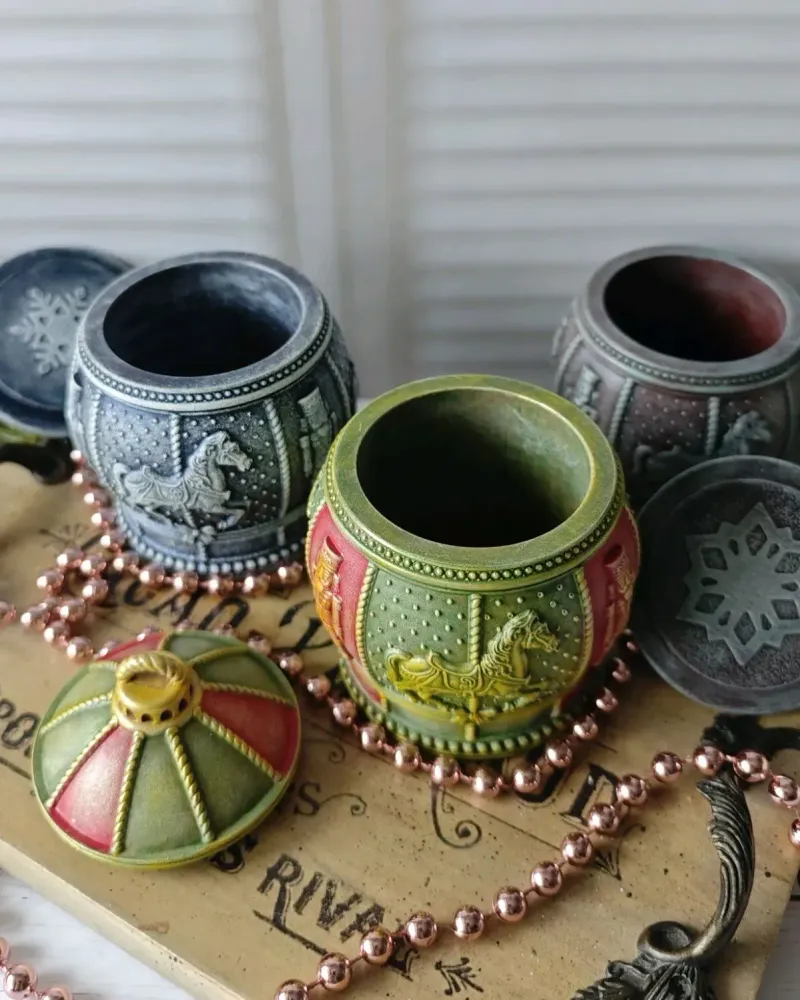 Новогодняя шкатулка-шар
