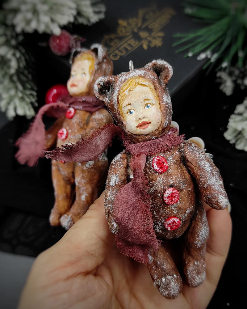 Ватная игрушка Мишки