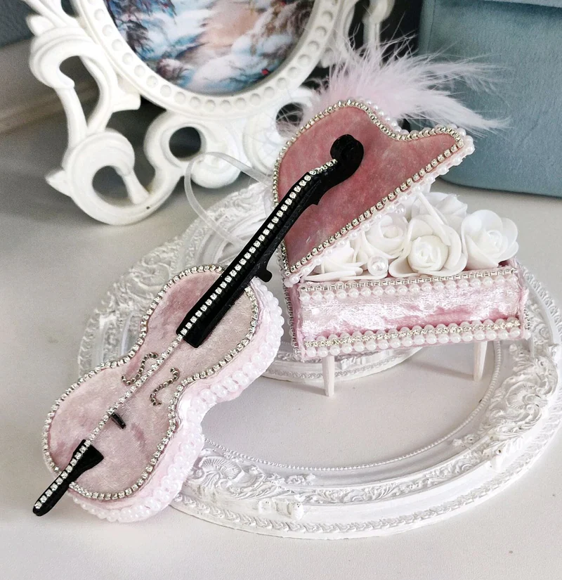 Ёлочная игрушка "Рояль и скрипка"