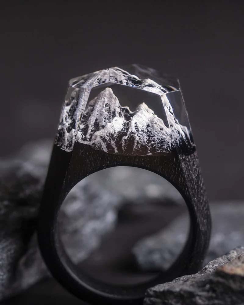 Кольцо "Wild mountain" — Основной вариант