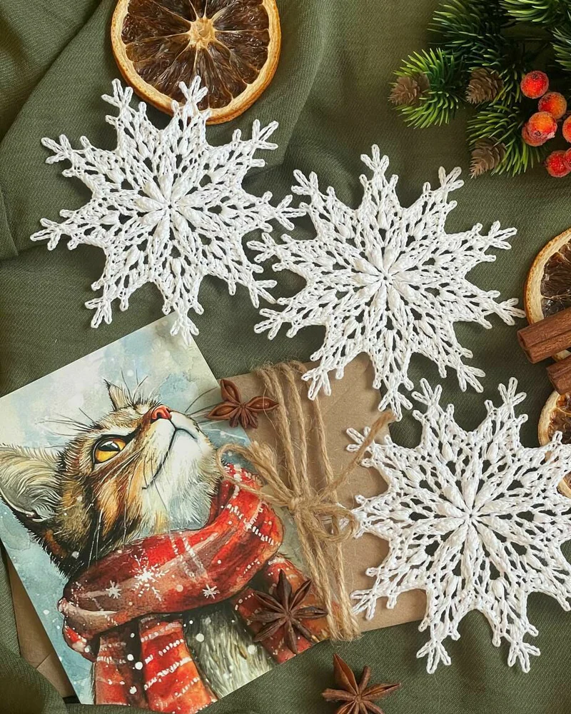 Снежинки. Новогодний декор