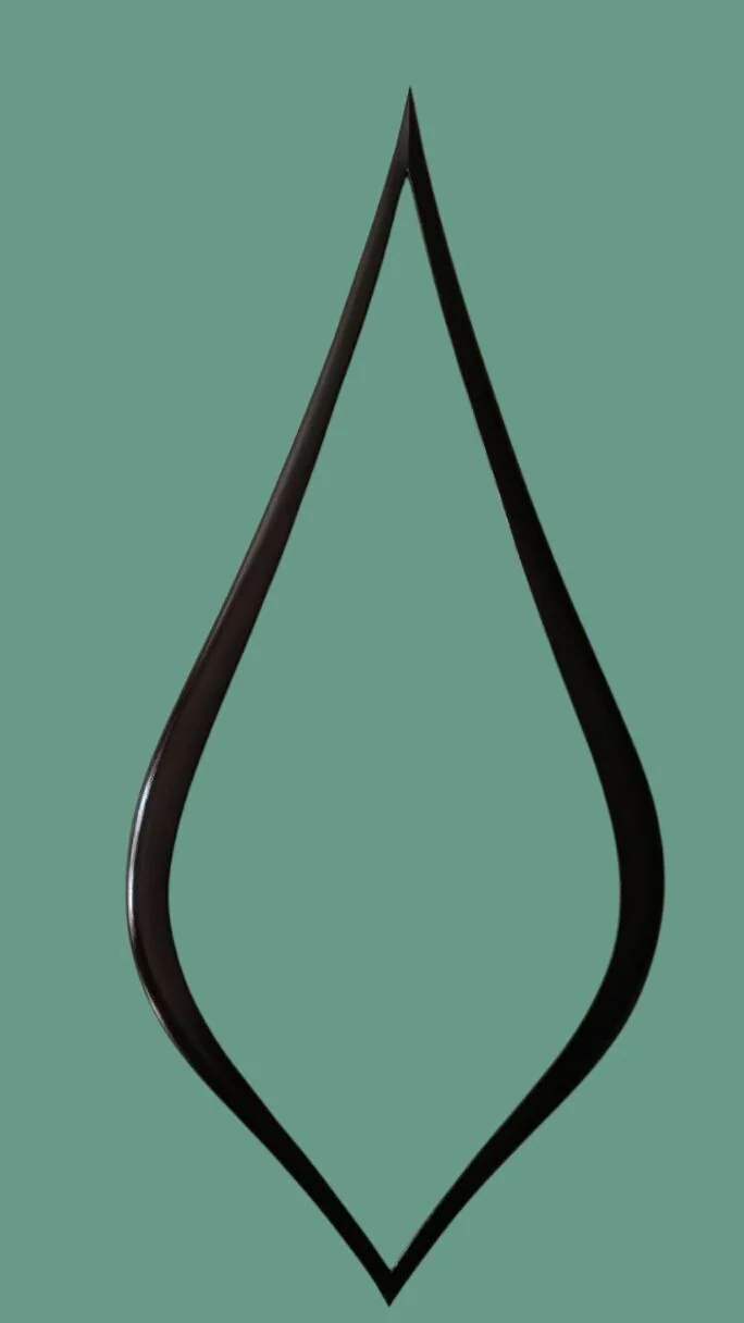 Зеркало Zara 50×114 см — Чёрный