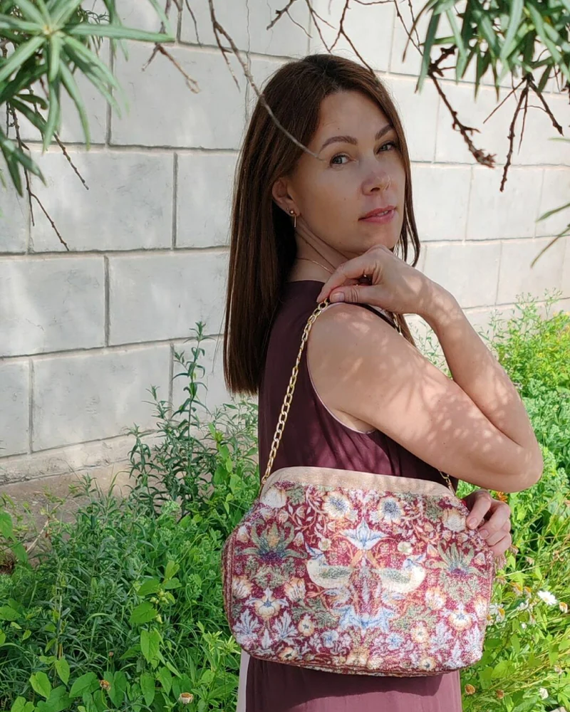 Ковровый клатч с птицами