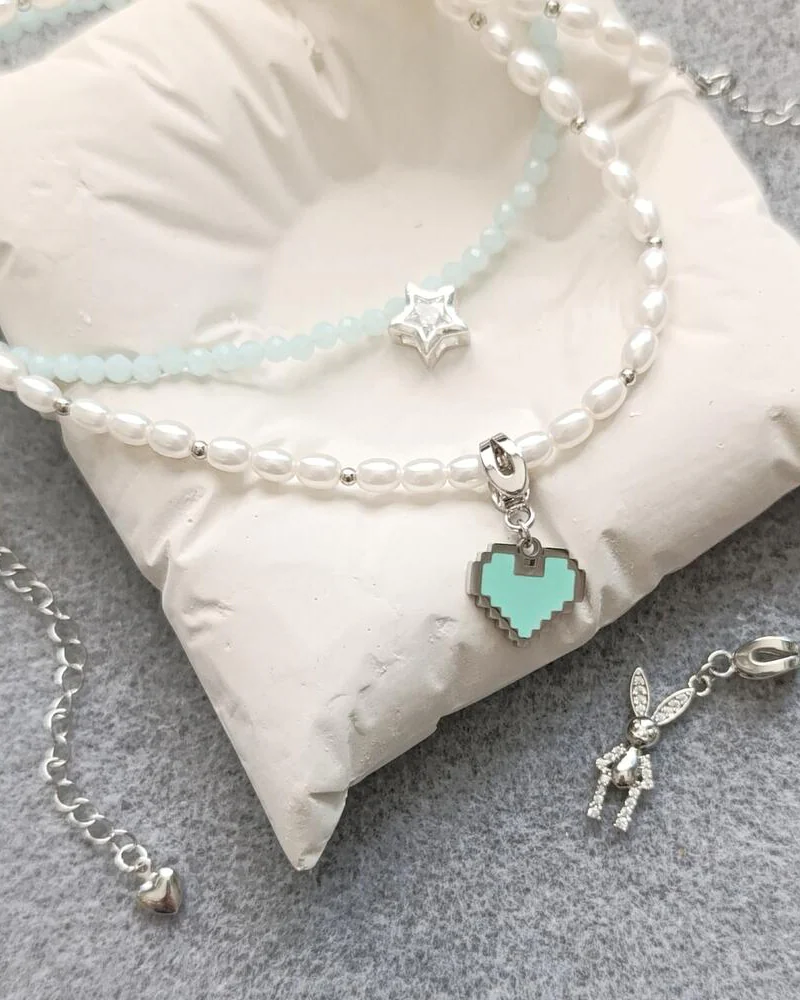 Сет из двух колье со звездой и подвесками