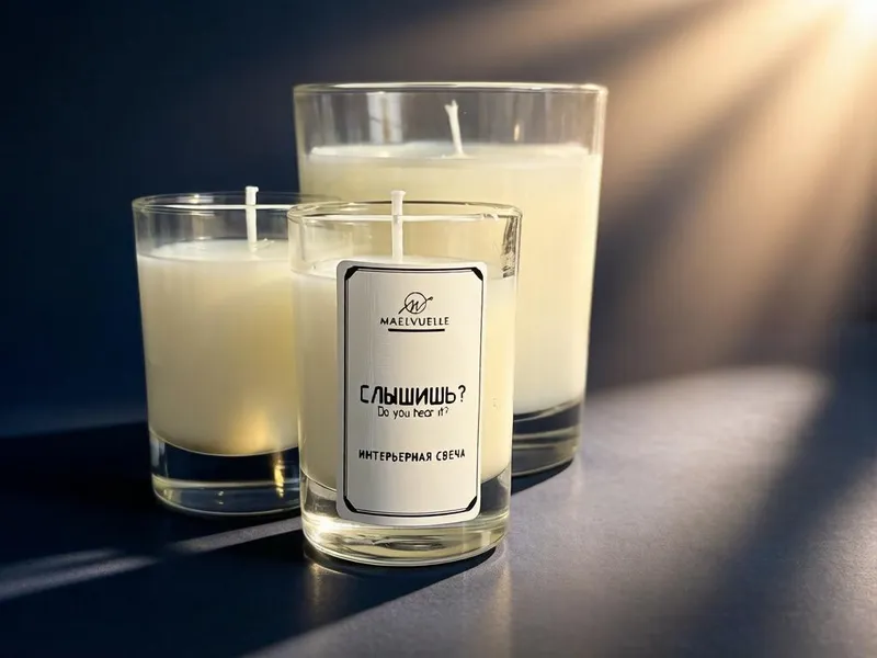 Ароматическая свеча Слышишь?/Do you hear it?