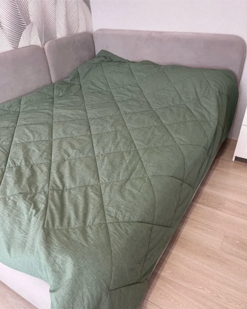 Постельное бельё из варёного хлопка со стёганым одеялом, 100% хлопок