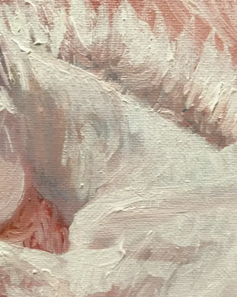 Единорог 2. Картина маслом 20×20 см — 20×20 см
