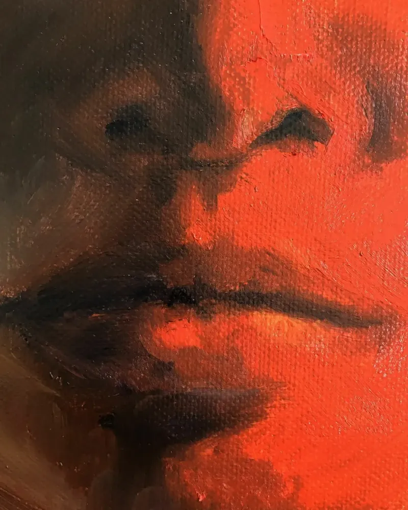 Портрет девушки. Картина маслом 40×50 см — 40×50 см