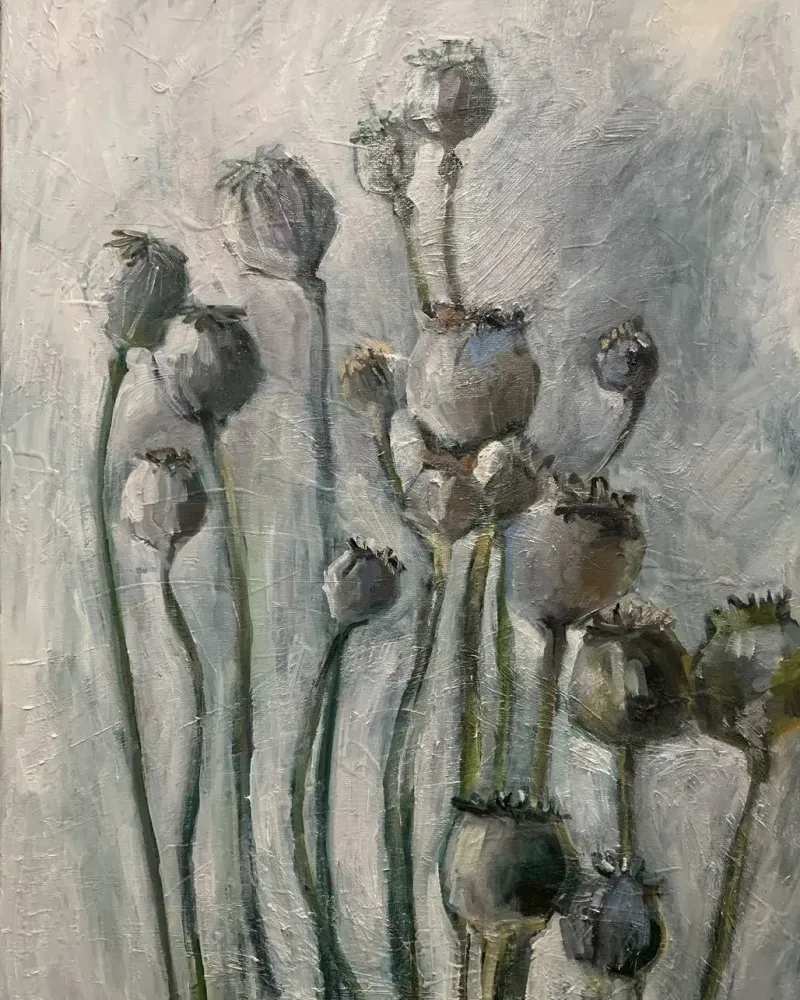 Мак. Картина маслом 50×70 см — 50×70 см