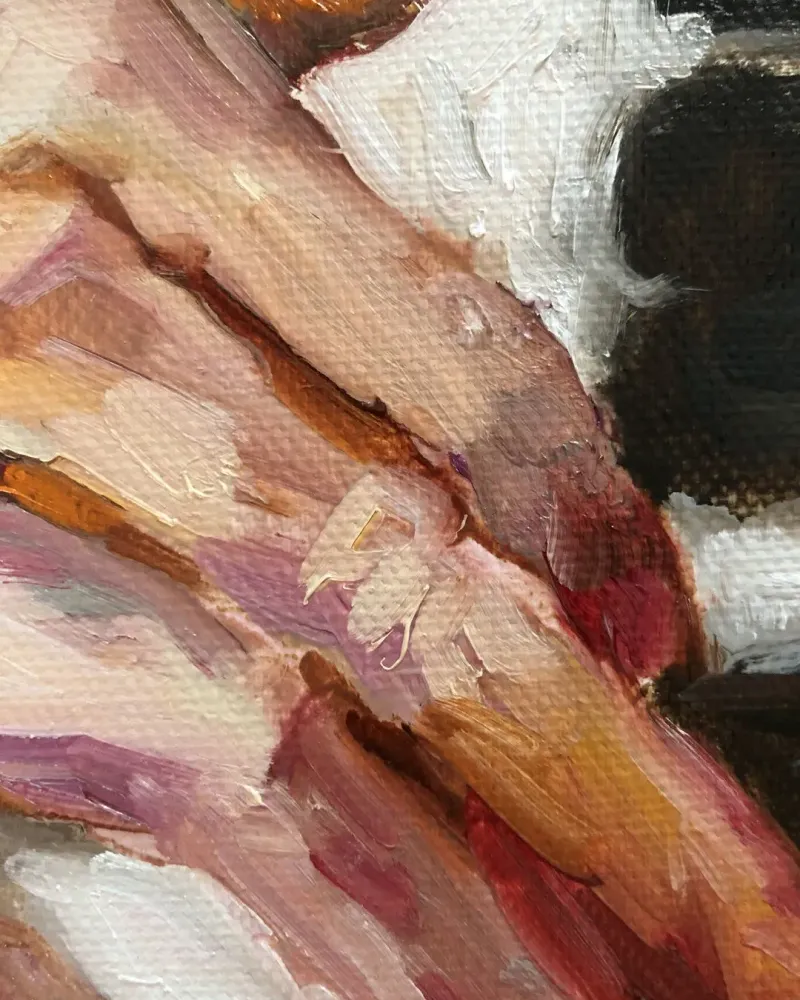 Пианист. Картина маслом 20×20 см — 20×20 см