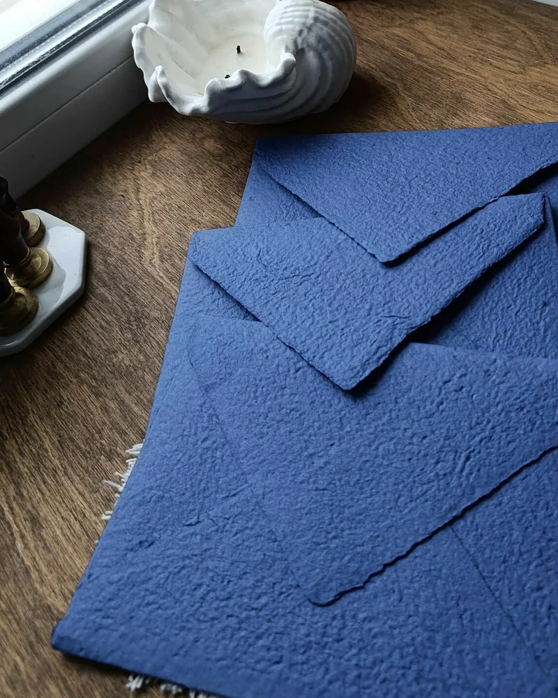 Конверты ручного литья 13 × 17 см — Синий