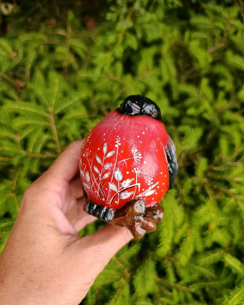 Ёлочная игрушка "Снегирь"