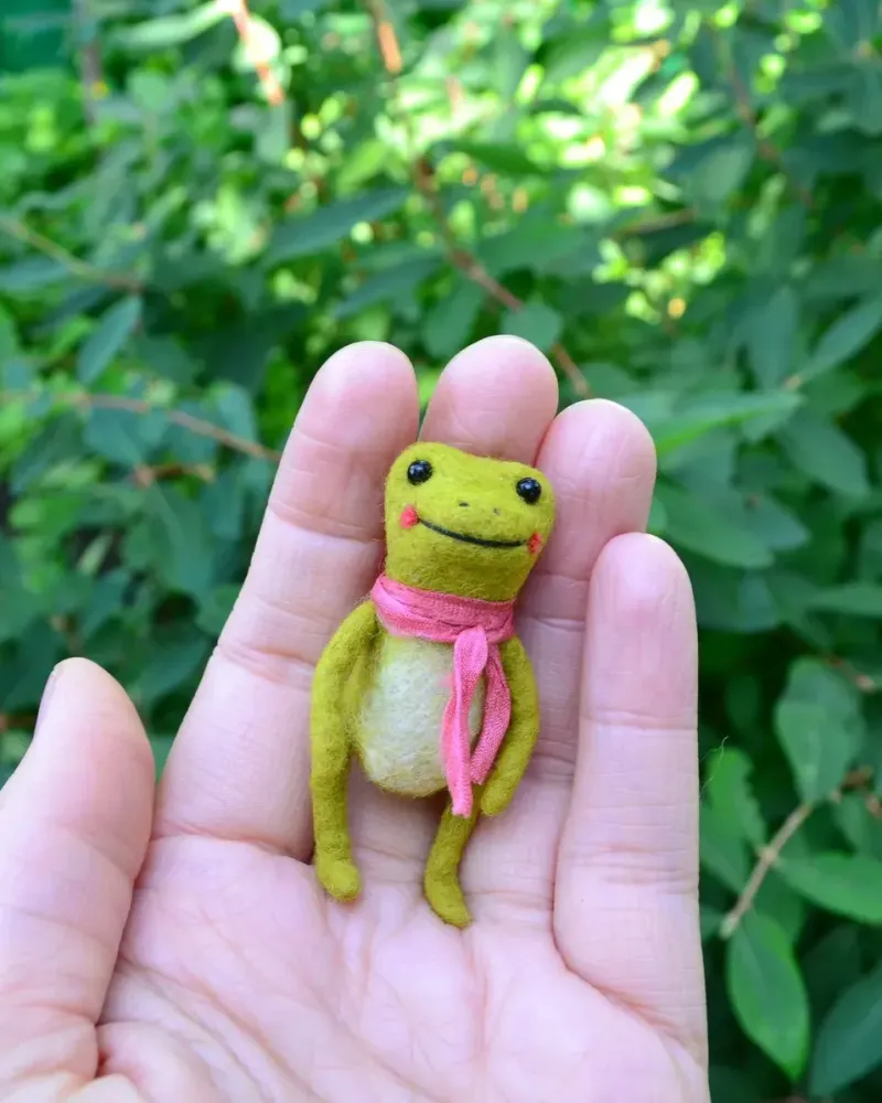 Карманная лягушечка, 6 см — 6 см