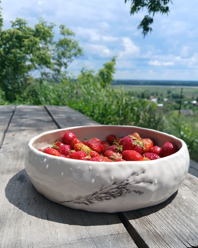 Белый салатник, 1,8 л