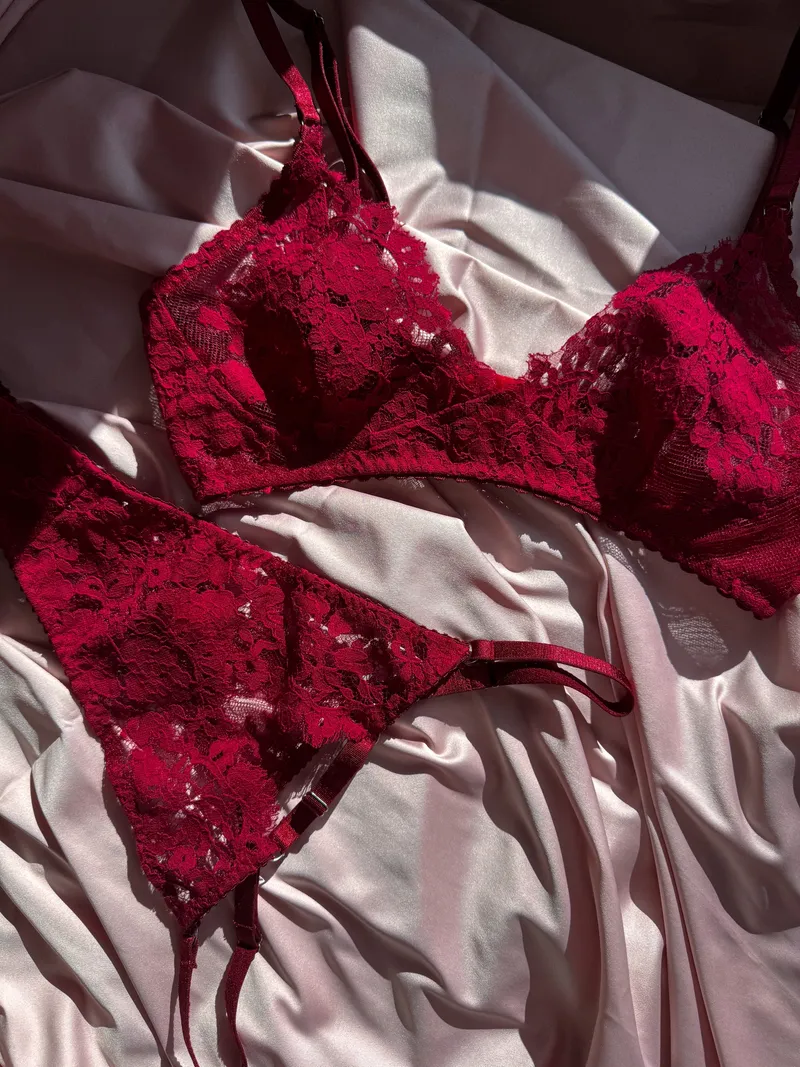 Комплект белья «Desire», красный