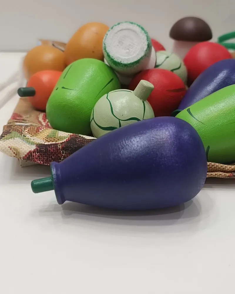 Игровой набор Овощи деревянные — Игровой набор Овощи