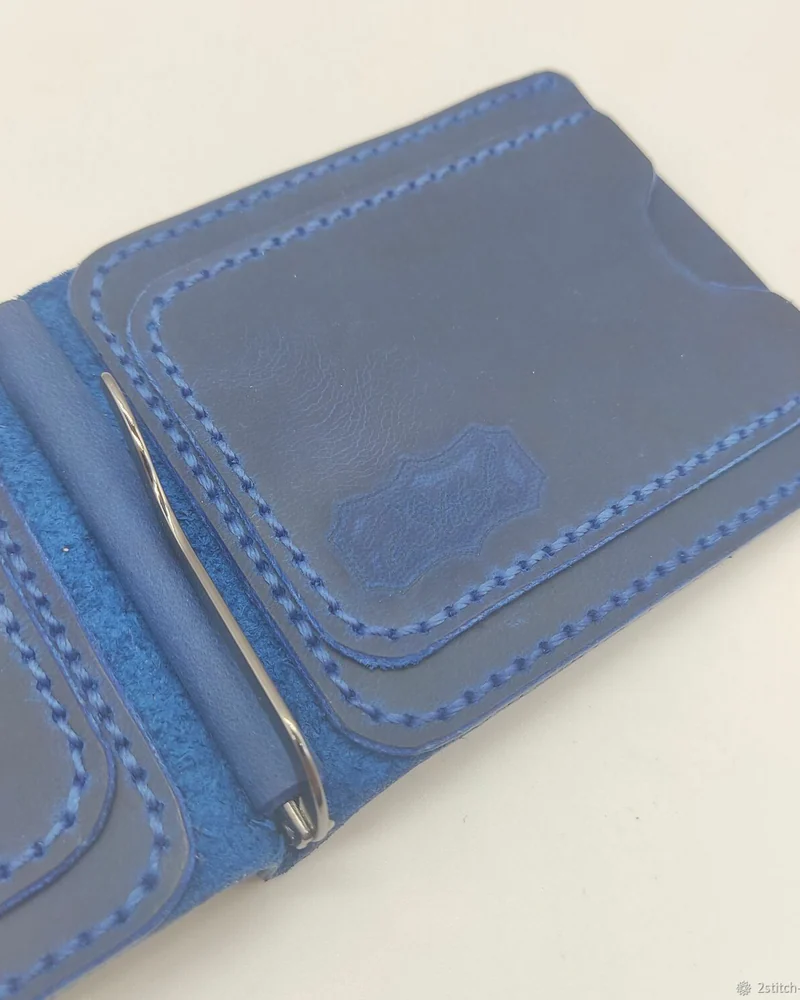Зажим для денег Капилен — Navy blue