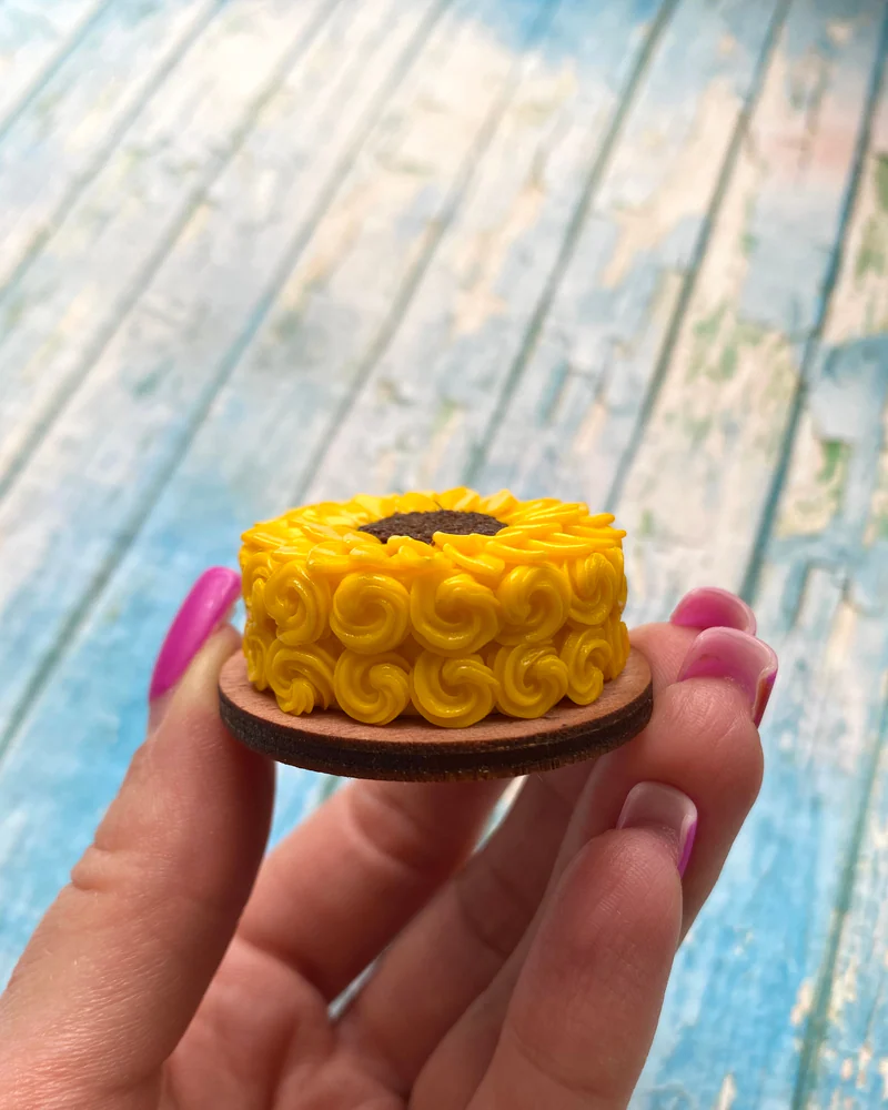 Кукольный торт «Подсолнух🌻»