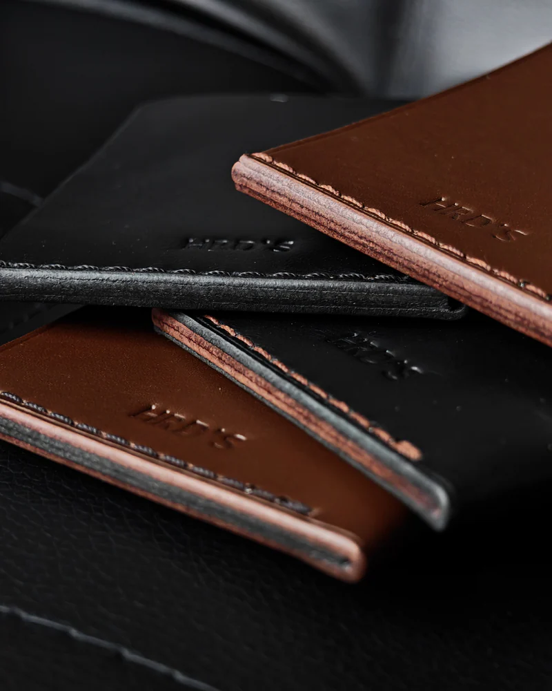 Картхолдер из кожи компактный — Modena black/brown