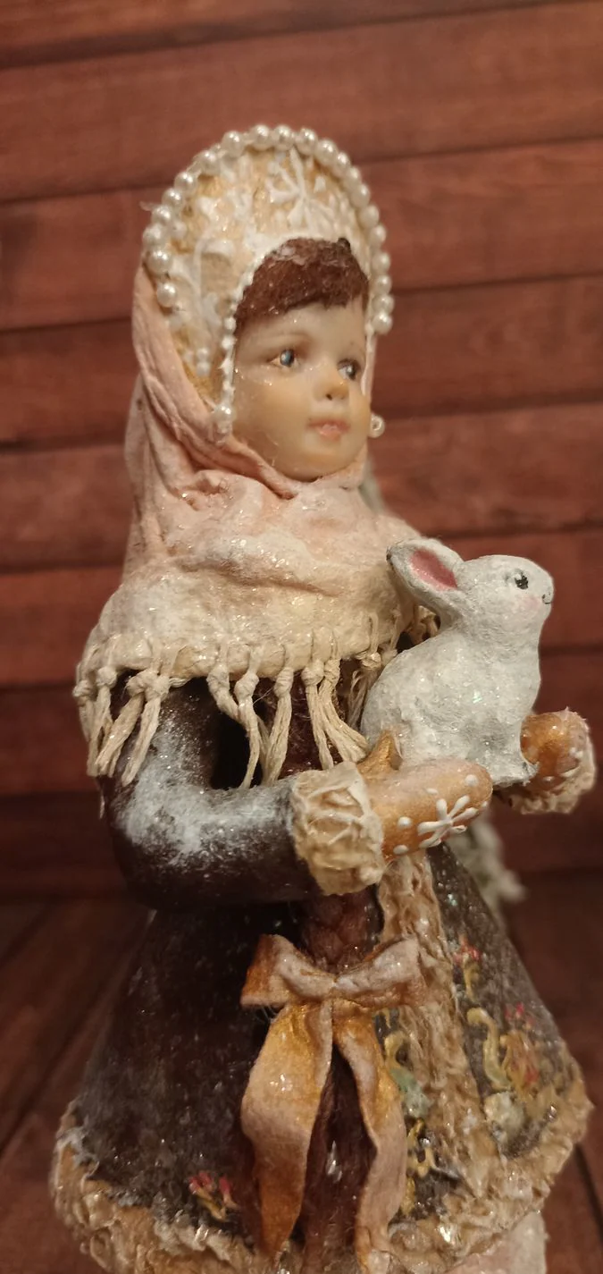 Снегурочка с зайчиком