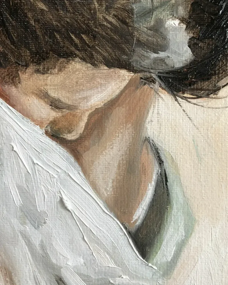 Нежность. Картина маслом 30×50 см — 30×50 см