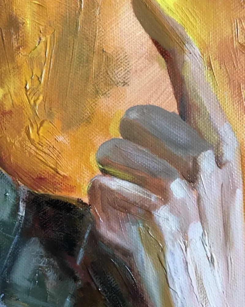 Клоун. Картина маслом 40×50 см — 40×50 см
