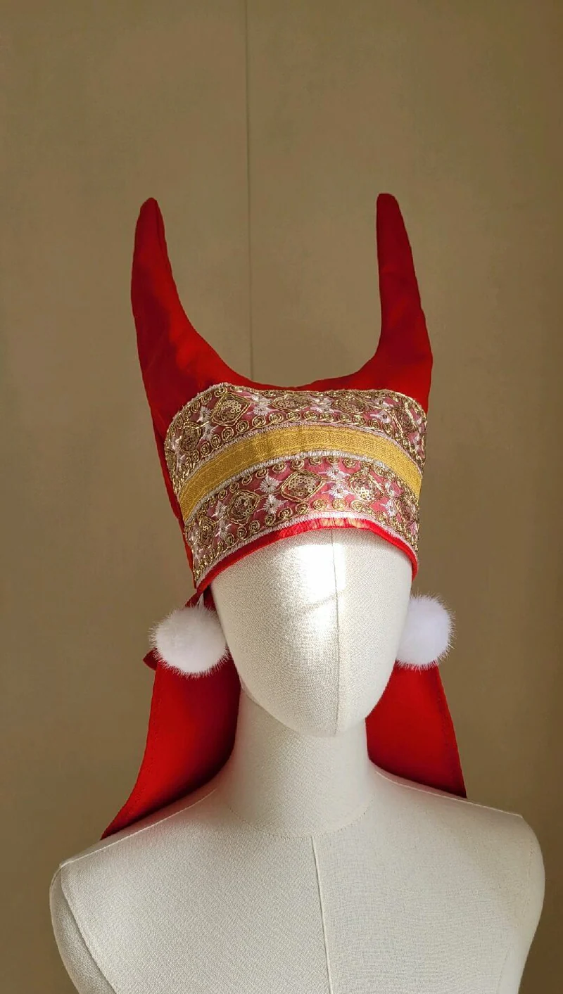 Кичка рогатая, красная