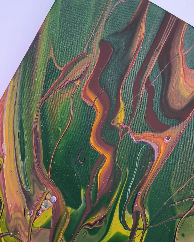 Картина жидким акрилом (fluid art) 30х50 см