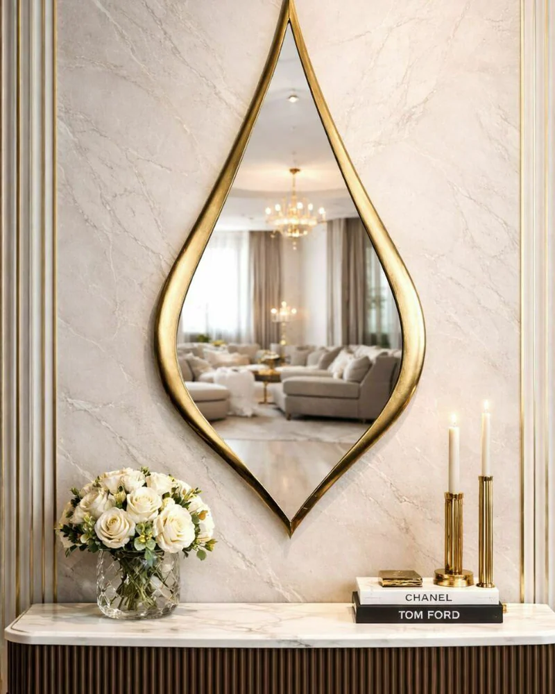 Зеркало Zara 50×114 см — Золотой