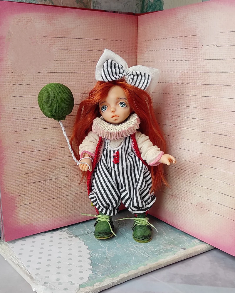 Кукла клоун, BJD 1/12