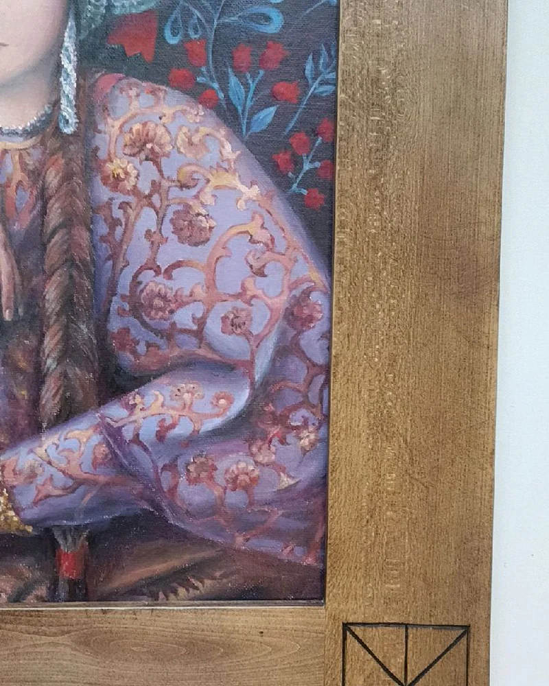 Картина маслом Русская красавица