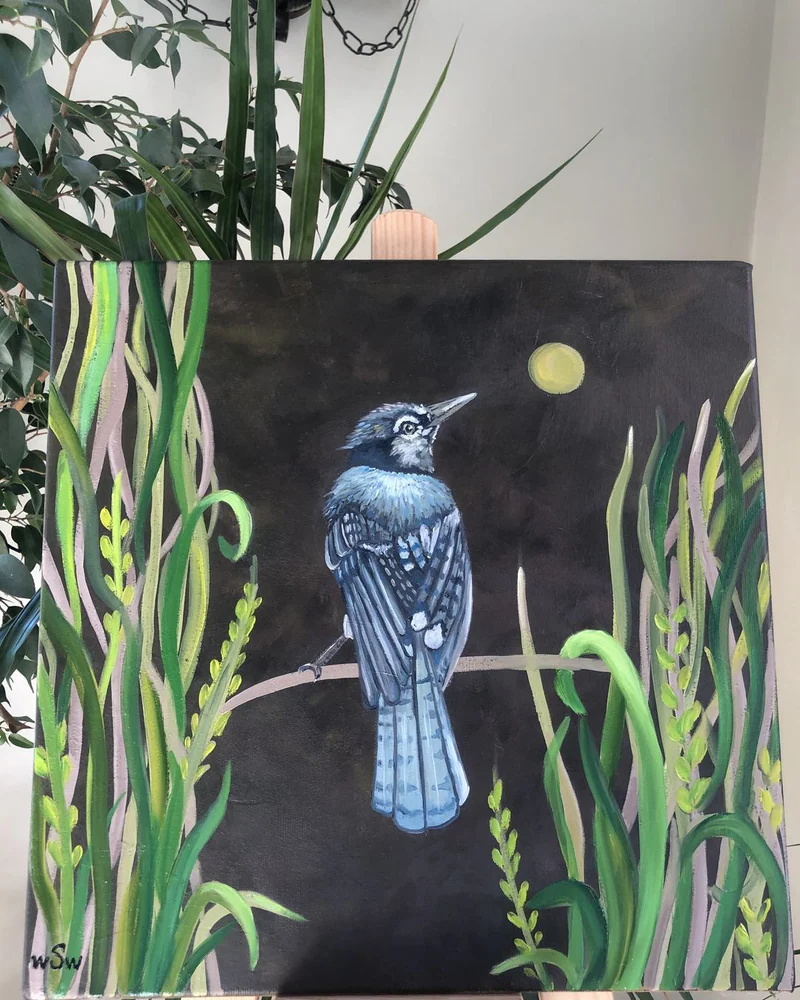 Blue Jay. Реализм. Голубая птица — Оригинал
