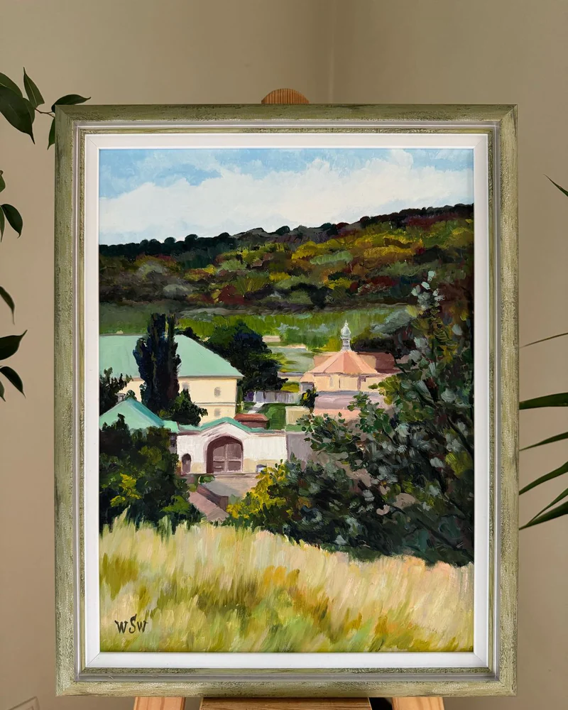 Интерьерная Картина маслом. Пейзаж. 35×45 см — Оригинал