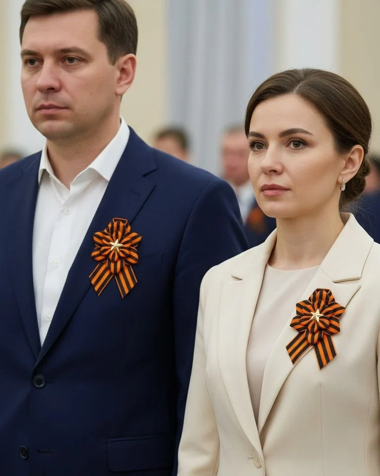 Георгиевские броши к 9 маю